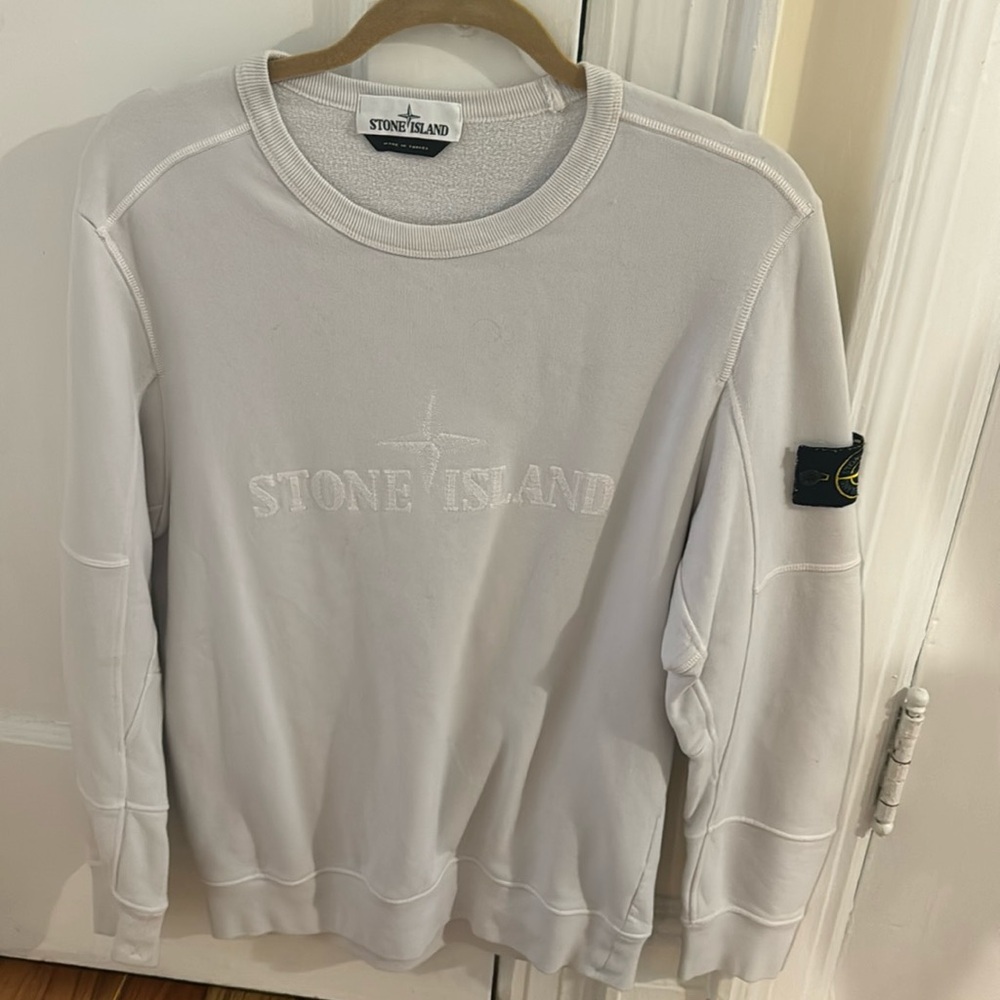 Men’s Stone Island Crew Neck Sweater